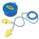 E-A-R UltraFit Multi-Use Earplugs, Corded, 25NRR, Yellow/Blue, 50 Pairs-MMM3404002