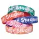 Two-Toned Star Student Wristbands, 5 Designs, 7.25
