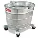Metal Mop Bucket, 26 Qt, Steel-IMP260