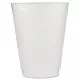 Front Flex Plastic Cups, 16 Oz, Frosted/translucent, 25 Pack, 20 Packs/carton-WNAPF16
