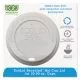 EcoLid 25% Recycled Content Hot Cup Lid, White, Fits 10 oz to 20 oz Cups, 100/Pack, 10 Packs/Carton-ECOEPHL16WR