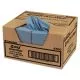 VeraClean Critical Cleaning Wipes, Smooth Texture, 1/4 Fold, 1-Ply, 12 x 13, Unscented, Blue, 400/Carton-CHI8700