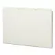 Recycled Blank Top Tab File Guides, 1/3-Cut Top Tab, Blank, 8.5 X 14, Green, 50/box-SMD52334