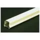 500 Series Painted Steel Low-Profile 1-Piece Surface Raceway, Ivory-V500