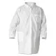 A20 Breathable Particle Protection Lab Coats, Snap Closure/open Wrists/pockets, Medium, White, 25/carton-KCC10019