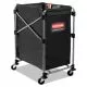 One-Compartment Collapsible X-Cart, Synthetic Fabric, 4.98 cu ft Bin, 20.33