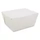 ChampPak Carryout Boxes, #1, 4.38 x 3.5 x 2.5, White, Paper, 450/Carton-SCH0741