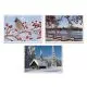 Winter Multi-Pack Placemats, 10 X 14, Three Different Scenes, 1,000/carton-HFM702079