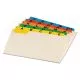 Manila Index Card Guides With Laminated Tabs, 1/5-Cut Top Tab, A To Z, 5 X 8, Manila, 25/set-OXF05827