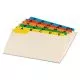Manila Index Card Guides With Laminated Tabs, 1/5-Cut Top Tab, A To Z, 4 X 6, Manila, 25/set-OXF04635