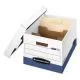 R-Kive Heavy-Duty Storage Boxes With Dividers, Letter/legal Files, 12.75