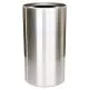 Atrium Aluminum Container with Liner, 35 gal, Aluminum, Satin Aluminum-RCPAOT35SANL