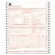 CMS Health Insurance Claim Form, Three-Part Carbonless, 9.5 x 11, 100 Forms Total-ABFCMS1500CV
