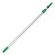 Opti-Loc Extension Pole, 13 Ft, Two Sections, Green/silver-UNGEZ400