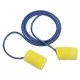 E-A-R CLASSIC EARPLUGS, CORDED, PVC FOAM, YELLOW, 200 PAIRS/BOX-MMM3111101
