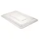 Food/Tote Box Lids, 12 x 18, Clear, Plastic-RCP3310CLE
