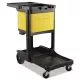 Locking Cabinet, For Rubbermaid Commercial Cleaning Carts, Yellow-RCP6181YEL
