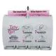 Plastic Feminine Hygiene Disposal Bag Dispenser, Gray-STOTGUDPV2