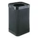 at-your-disposal top-open receptacle, 38 gal, polyethylene, black-SAF9790BL
