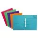 Divide It Up Four-Pocket Poly Folder, 110-Sheet Capacity, 11 x 8.5, Randomly Assorted Colors-OXF99837