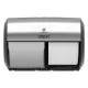 Compact Coreless Side-by-Side 2-Roll Dispenser, 11 x 7.38 x 7.38, Stainless Steel-GPC56796A
