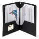 Lockit Two-Pocket Folder, Textured Paper, 100-Sheet Capacity, 11 X 8.5, Black, 25/box-SMD87981