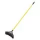 Maximizer Push-To-Center Broom, Poly Bristles, 18 X 58.13, Steel Handle, Yellow/black-RCP2018727