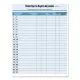 Hipaa Labels, Patient Sign-In, 8.5 X 11, Blue, 23/sheet, 125 Sheets/pack-TAB14541