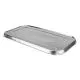 Aluminum Steam Table Lids, Fits One-Third Size Pan, 6.56 x 12.69, 100/Carton-DPK8500100