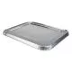 Aluminum Steam Table Lids, Fits Rolled Edge Half-Size Pan, 10.56 x 13 x 0.63, 100/Carton-DPK8200CRL