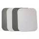 Flat Board Lids, For 1 lb Oblong Pans, Silver, Paper, 1,000 /Carton-DPKL2201000