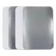 Flat Board Lids, For 1.5 lb Oblong Pans, Silver, Paper, 500 /Carton-DPKL245500