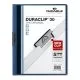 Duraclip Report Cover, Clip Fastener, Clear/dark Blue, 25/box-DBL220307