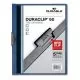 Duraclip Report Cover, Clip Fastener, 8.5 X 11, Clear/dark Blue, 25/box-DBL221407