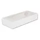 White Window Bakery Boxes with Attached Flip Top, 4-Corner Beers Design, 12.5 x 5.5 x 2.25, White, Paper, 200/Carton-SCH24243