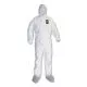 A45 Liquid and Particle Protection Surface Prep/Paint Coveralls, Large, White, 25/Carton-KCC48973
