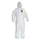 A20 Breathable Particle Protection Coveralls, Zip Closure, 3x-Large, White-KCC49116