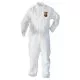 A20 Breathable Particle Protection Coveralls, Zip Closure, X-Large, White-KCC49104