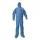 A20 Elastic Back Wrist/ankle, Hood/boots Coveralls, 3x-Large, Blue, 20/carton-KCC58526