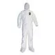 A30 Hood and Boots Splash/Particle Protection Coverall, 5X-Large, White, 25/Carton-KCC27238