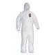 A20 Elastic Back, Cuff And Ankles Hooded Coveralls, 4x-Large, White, 20/carton-KCC49117