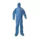 A20 Elastic Back Wrist/ankle, Hood/boots Coveralls, 4x-Large, Blue, 20/carton-KCC58527