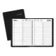 Two-Person Group Daily Appointment Book, 11 x 8, Black Cover, 12-Month (Jan to Dec): 2024-AAG7022205