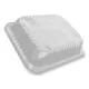 Dome Lids for 12.63 x 10.5 Oblong Containers, 1.5