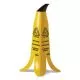 Banana Wet Floor Cones, 11 X 11.15 X 23.25, Yellow/brown/black-IMPB1001