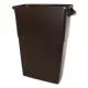 thin bin containers, 23 gal, polyethylene, brown-IMP70234