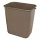 Soft-Sided Wastebasket, 28 qt, Polyethylene, Beige-IMP7702BEI