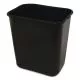 Soft-Sided Wastebasket, 28 qt, Polyethylene, Black-IMP77025