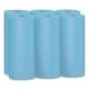 Shop Towels, 1-Ply, 10.4 x 11, Blue, 55/Roll, 6 Rolls/Pack-KIM75180
