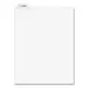 avery-style preprinted legal bottom tab divider, 26-tab, exhibit e, 11 x 8.5, white, 25/pk-AVE11944
